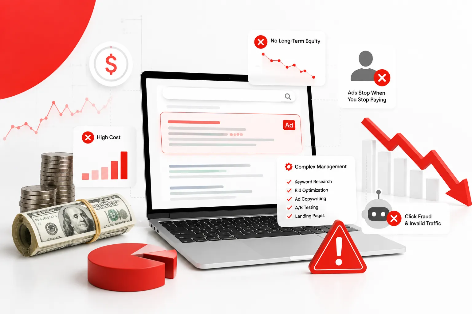 Disadvantages of Search Engine Marketing